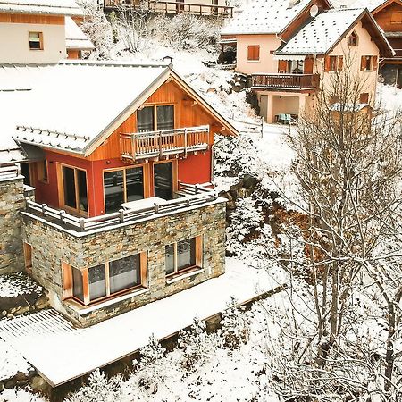 Villa Odalys Chalet Le Pure Altitude Valloire Exterior foto